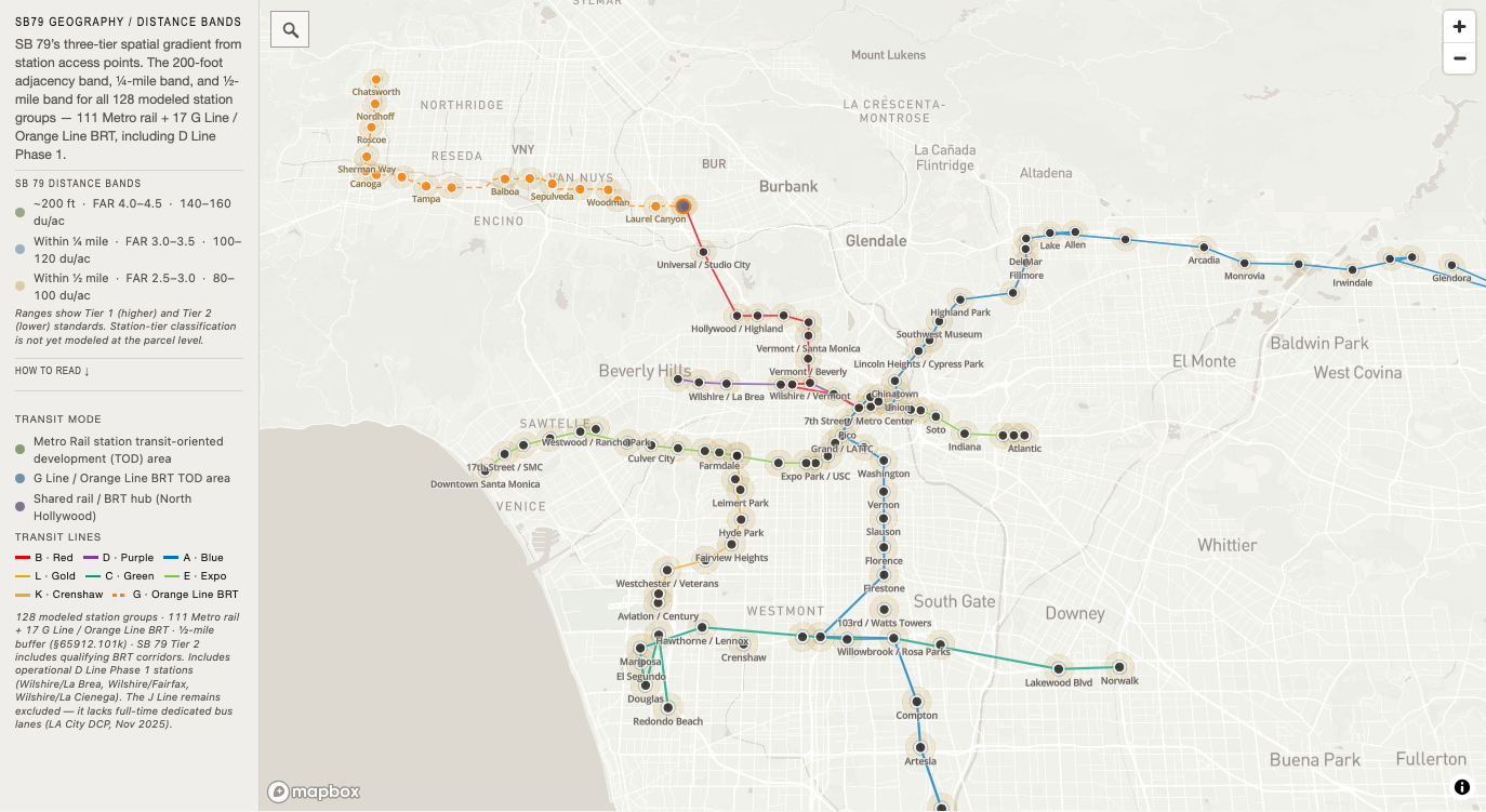 SB79 Geography / Distance Bands preview